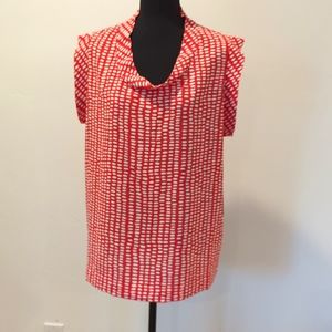 CAbi Printed Madeleine Top Style #295 NWT Sizes L